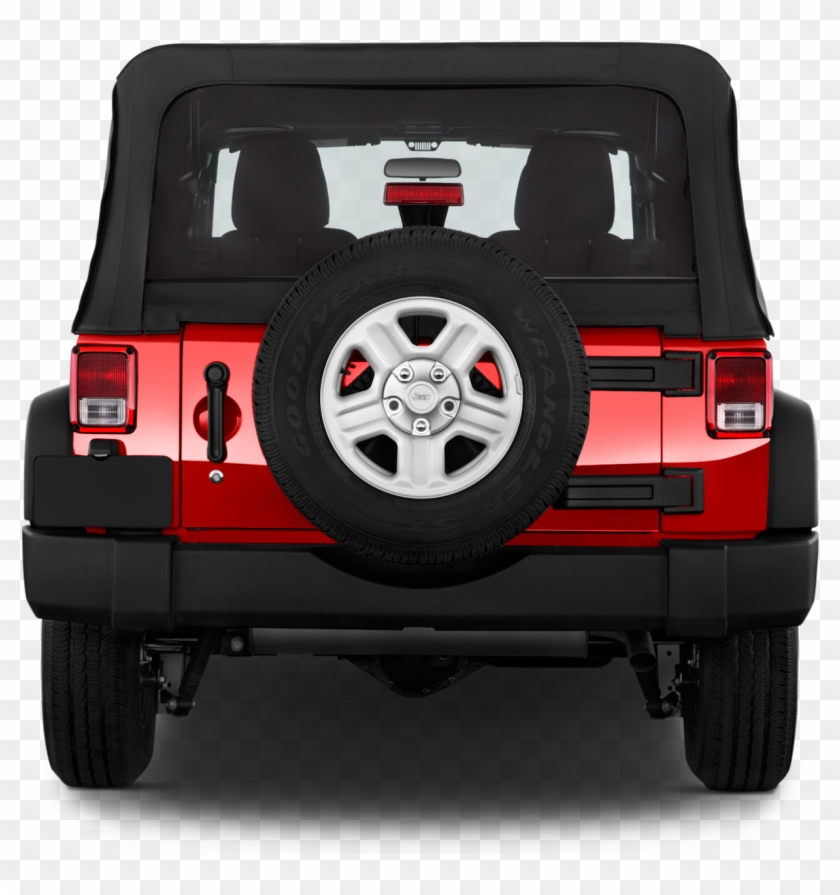 26 - - 2007 Wrangler Rear View Clipart