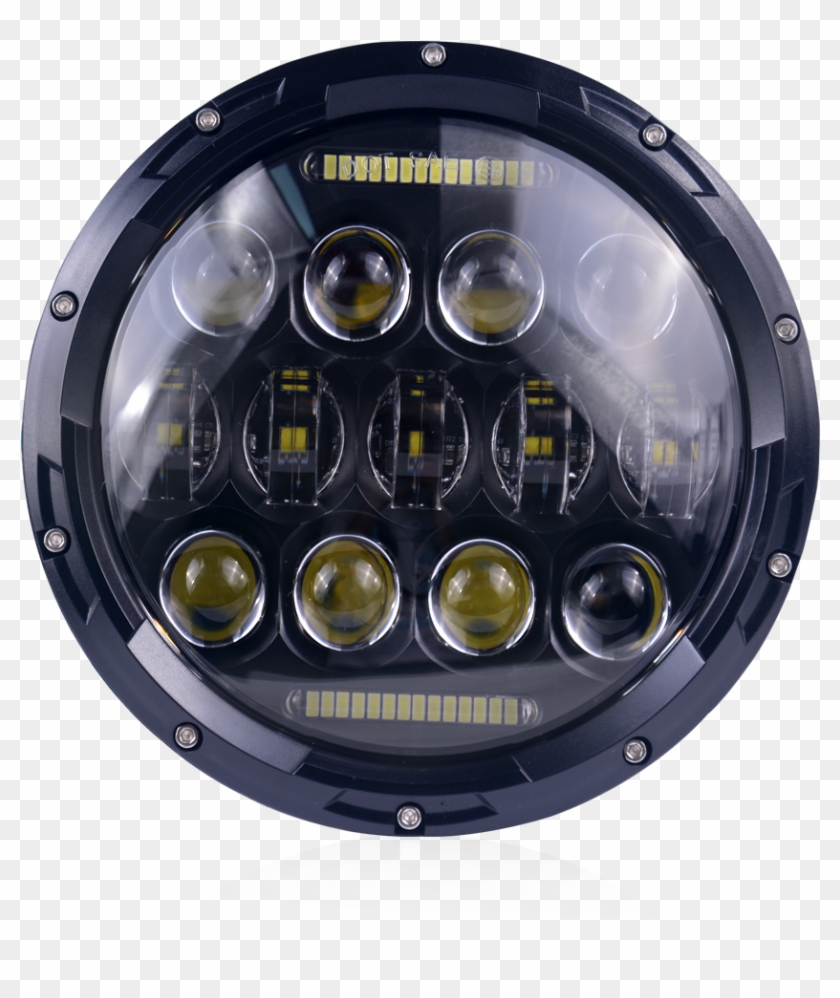 Headlamp, 130w 7" For Jeep Wrangler, Clipart