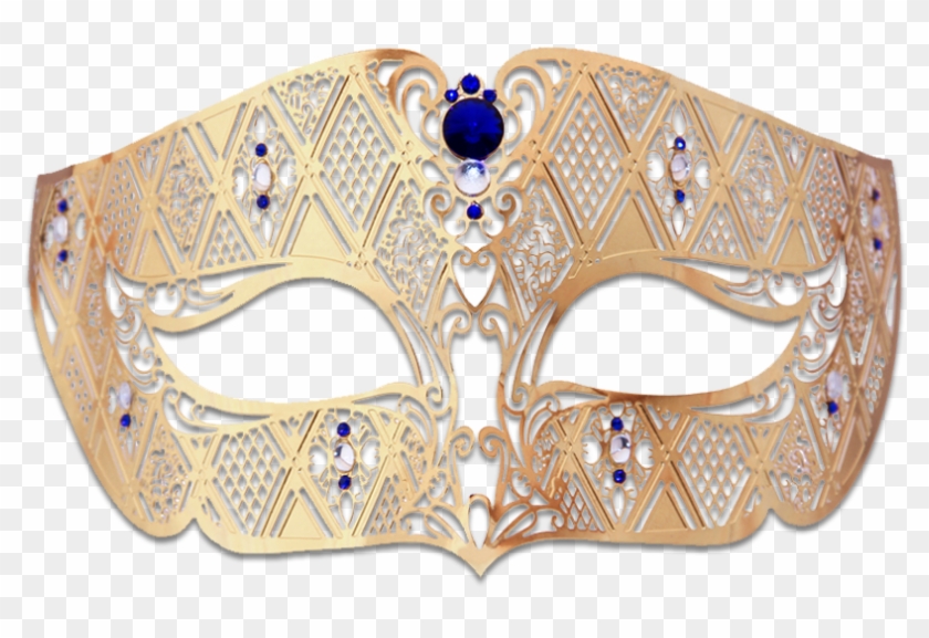 Gold Series Diamond Design Laser Cut Venetian Masquerade Clipart #11789