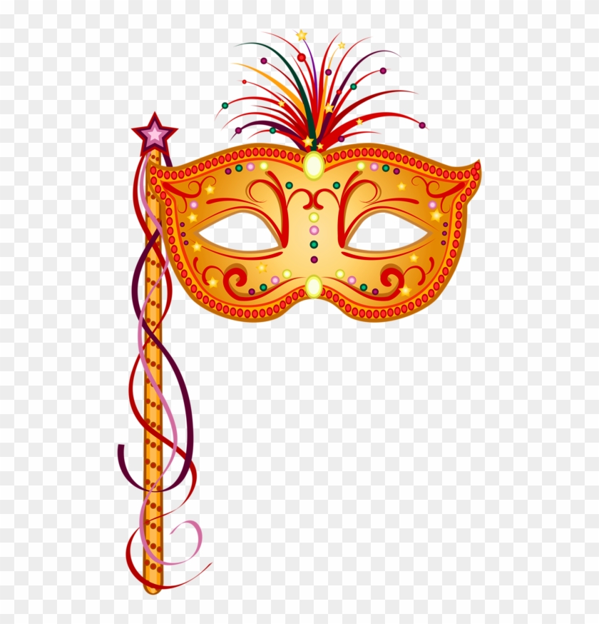 Halloween Clipart, Halloween Masks, Free Printable - Gold Carnival Masks Png Vectors Transparent Png #11885