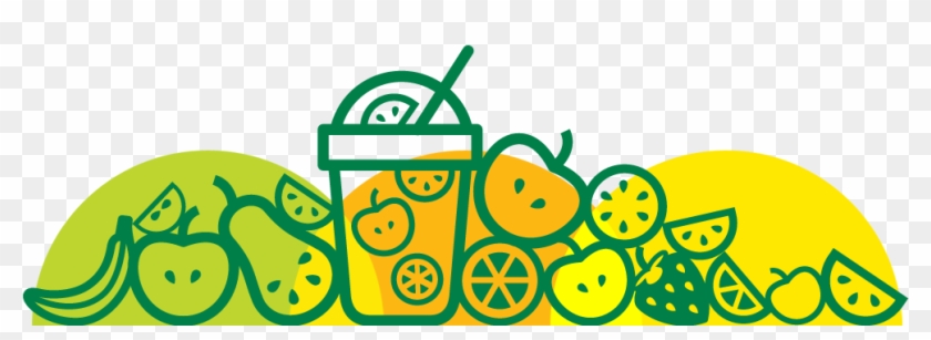 Smoothie Clipart Yellow - Smoothie Bar Clip Art - Png Download #11947