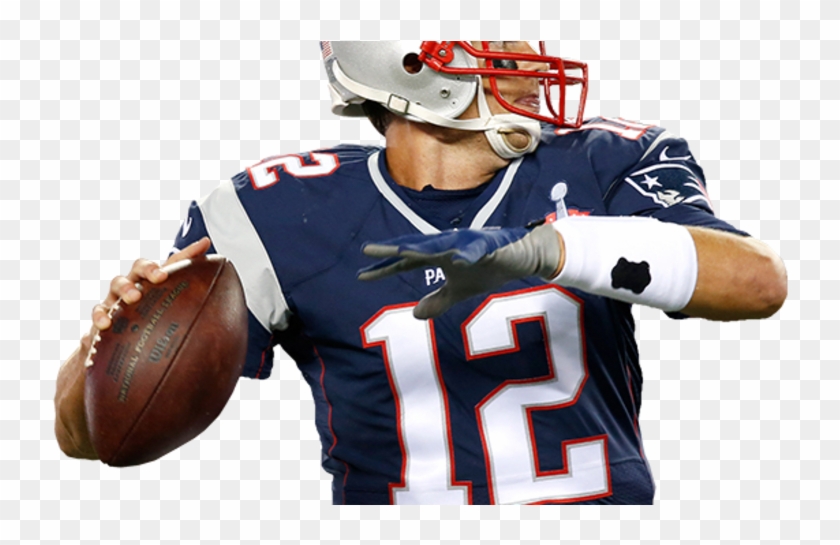 Brady Cropped History Alltimey - Patriots Football Player Png Clipart #11967