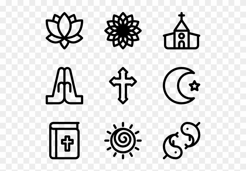 Spiritual - Pray Vector Clipart #12164