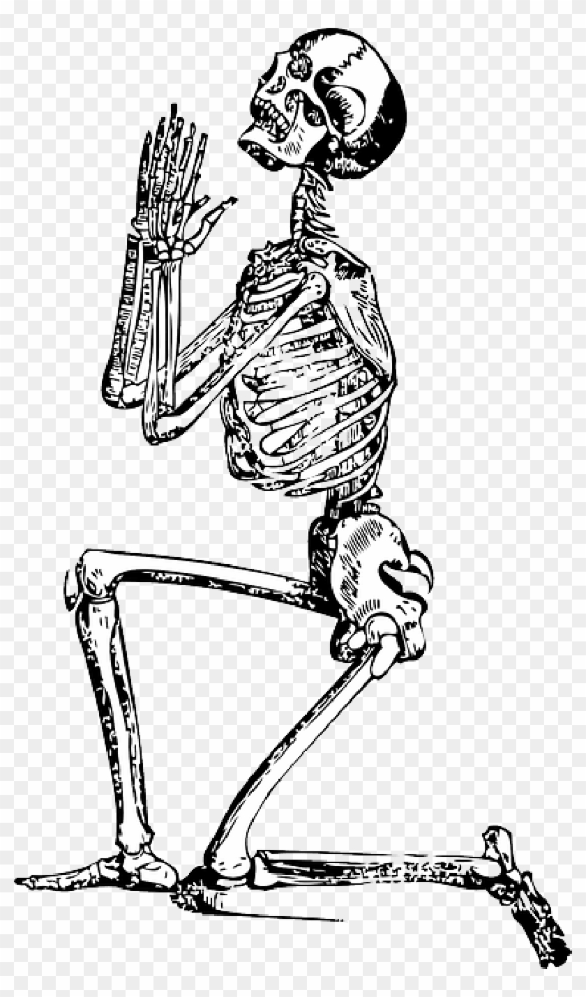 Png Freeuse Hands In At Getdrawings Com Free For - Praying Skeleton Png Clipart #12227