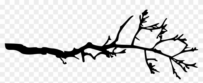 Free Download - Black Tree Branch Png Clipart #12229