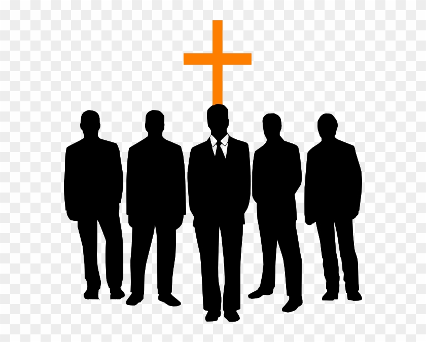 Graphic Freeuse Download Of Prayer Clip Art At Clker - Men In Church - Png Download