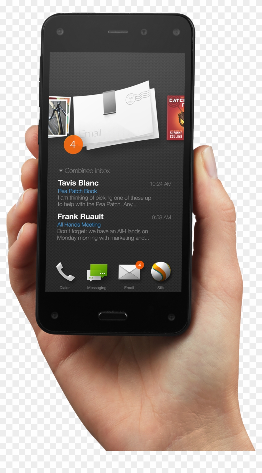 Smartphone In Hand Png Image - Amazon Fire Phone 2018 Clipart #12685