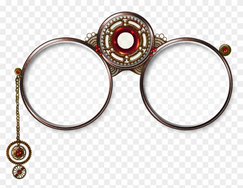Ronda Steampunk Ish Glasses ❤ Liked On Polyvore Featuring - Circle Clipart #12767