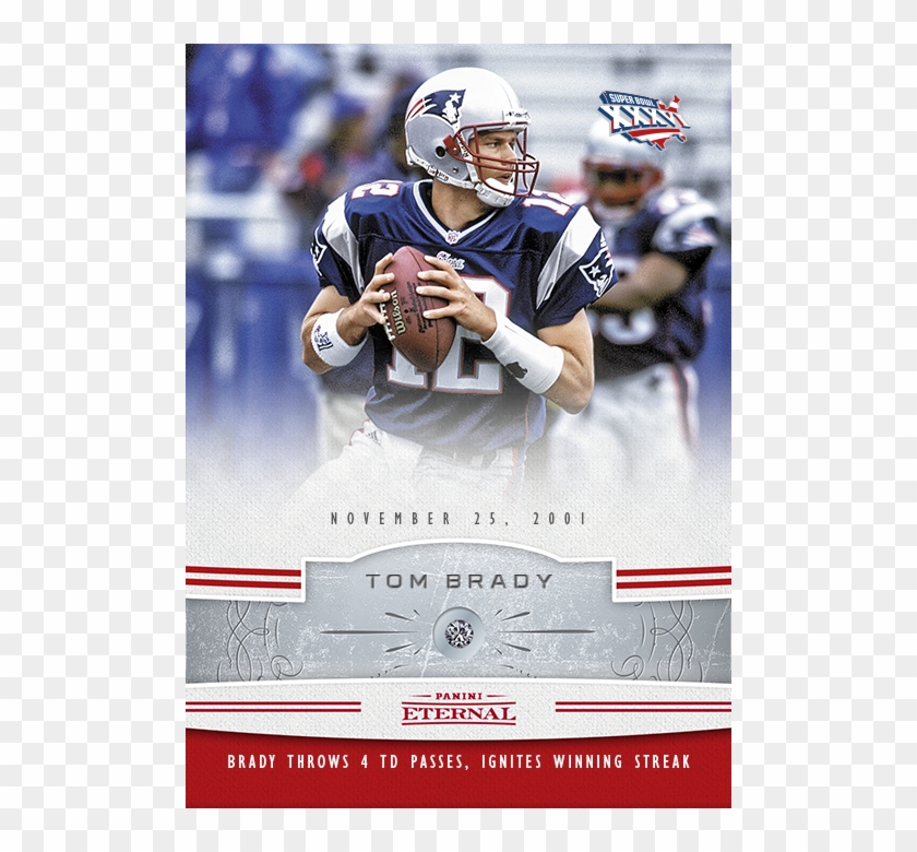 Tom Brady Continues The Gridiron Eternal Patriots Anniversary - Kick American Football Clipart
