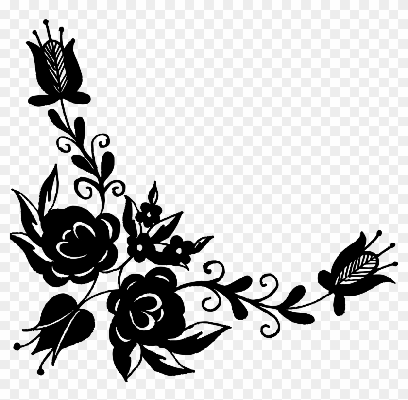 Free Download - Vector Floral Corner Png Clipart