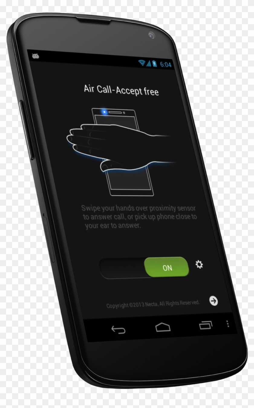 Air Call-accept Feature On Your Android Phones - Smartphone Clipart #13648