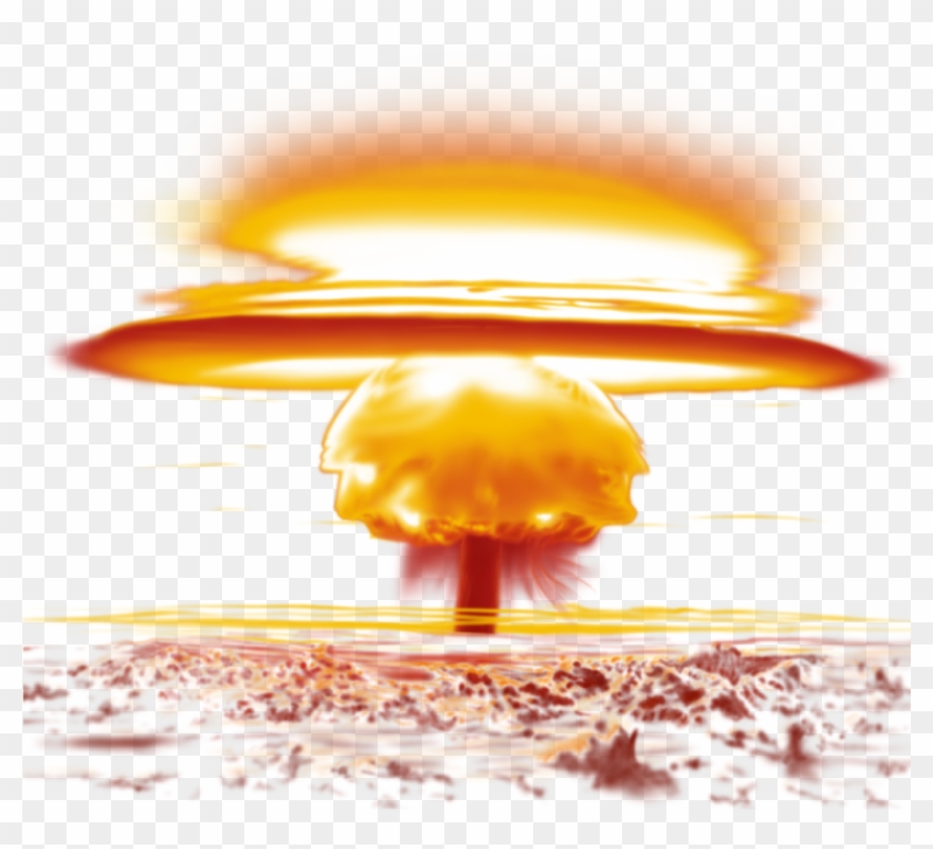 Nuclear Explosion No Background Clipart #13796