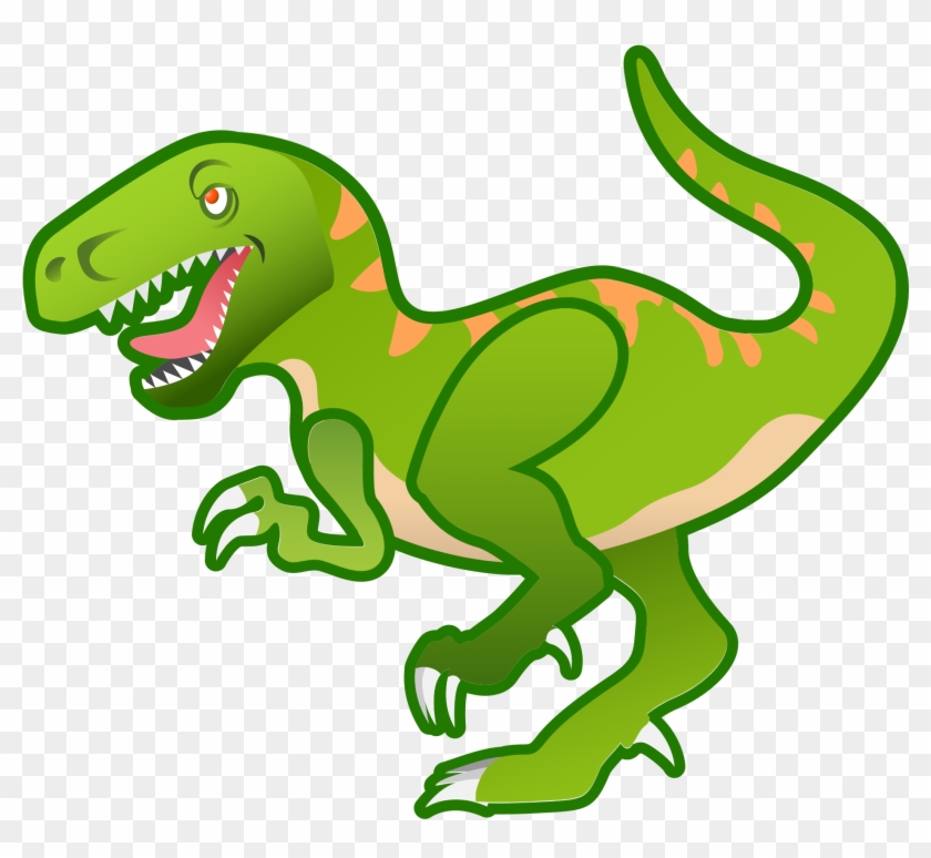 T Rex Icon - Cartoon T Rex Png Clipart #13866