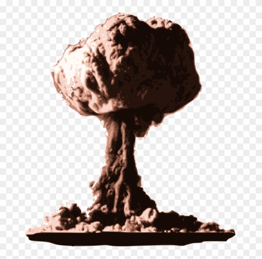 Mushroom Cloud Explosion Nuclear Weapon Computer Icons - Nuclear Mushroom Cloud Png Clipart #13907