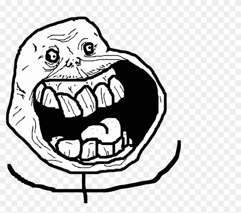 Meme Faces Forever Alone , Png Download Clipart