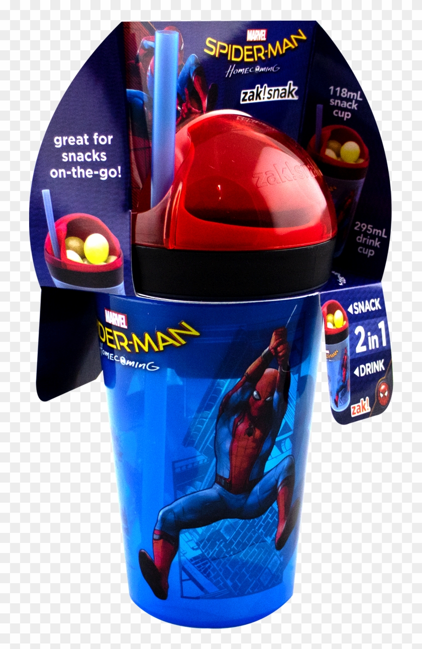 Spiderman Homecoming Zak Snak Tumbler Clipart