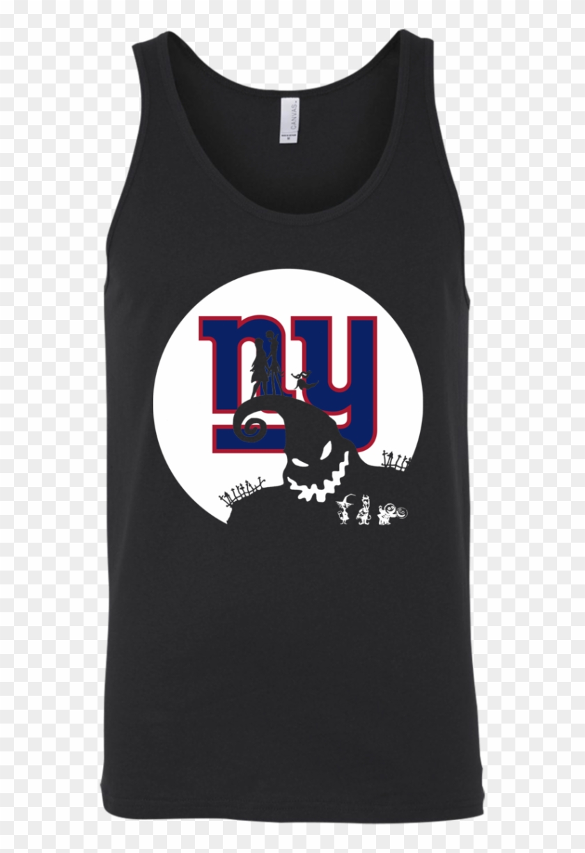 Jack Skellington And Sally New York Giants Halloween - Shirt Clipart
