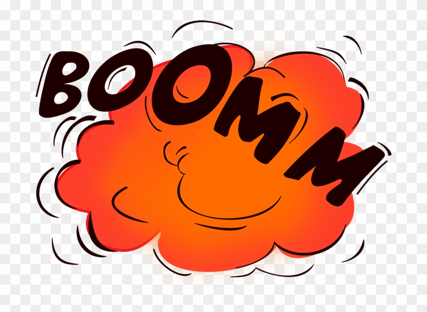 Nuclear Bomb Explosion Gun - Onomatopoeia Explode Clipart #14146