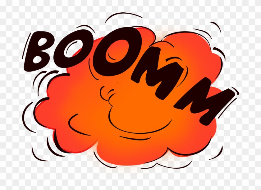 Nuclear Bomb Explosion Gun - Onomatopoeia Explode Clipart