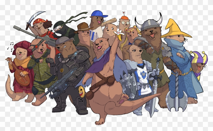 Who Is Bog Otter & What Does He Do Clipart #14232