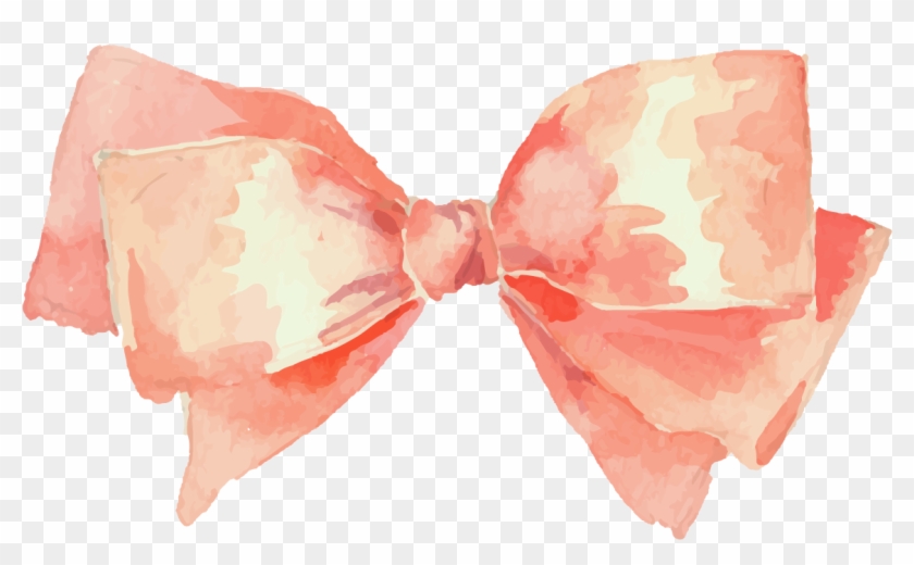 Watercolor Painting Drawing - Transparent Watercolor Bow Clipart #14250