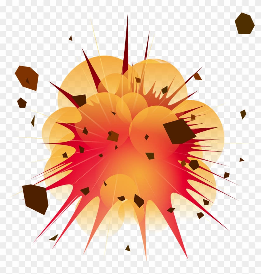 Nuclear Explosion Clipart Grenade - Explosion Clip Art - Png Download #14409