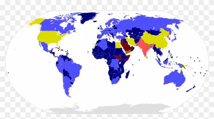 Countries In The World That Drive Clipart #14457