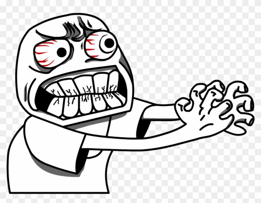 Meme Faces, Best Funny Pictures, Angry Meme, Troll - Rage Meme Clipart