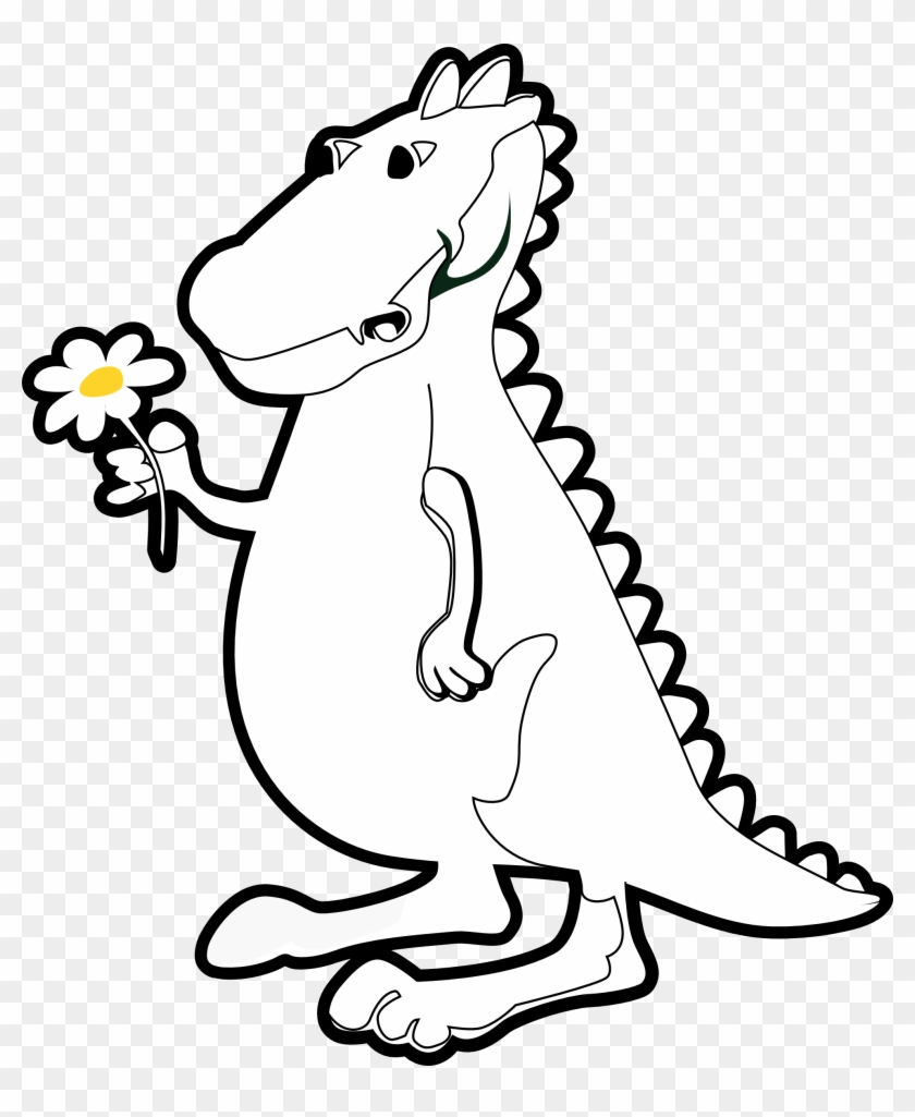 Clip Freeuse T Rex Head Clip Art Panda Free - Book Line Art - Png Download #14598