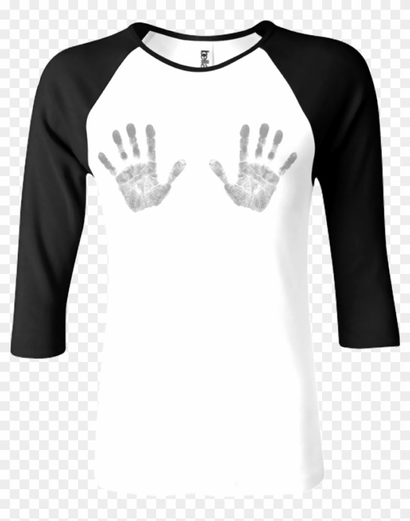 Handprint Greeting Cards (900x1140), Png Download - Raglan Sleeve Clipart #14600