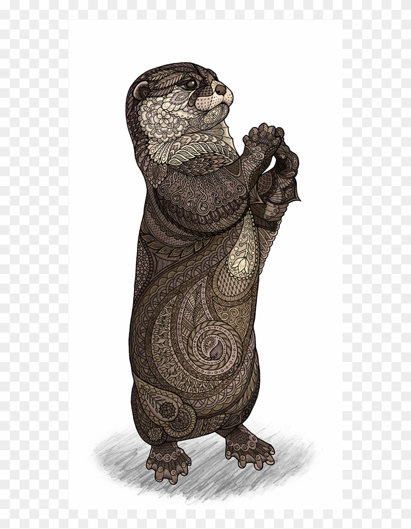 I Could Have Called This Something Like "otterly Infatuated," - Otter Valentine Clipart #14621