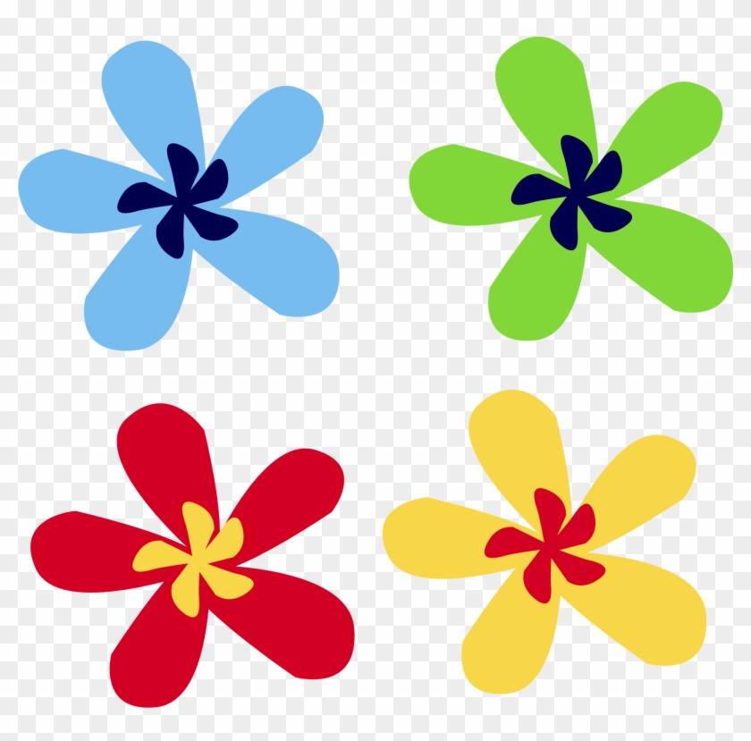 Flower Vector Graphics Png - Flower Design Clipart Transparent Png #14637