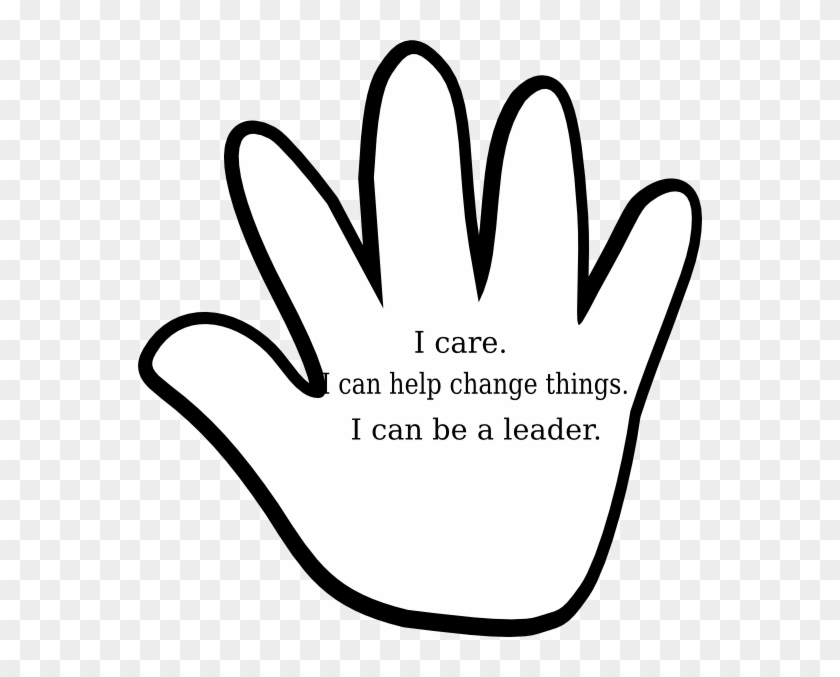 Small - Handprint Anti Bullying Clipart