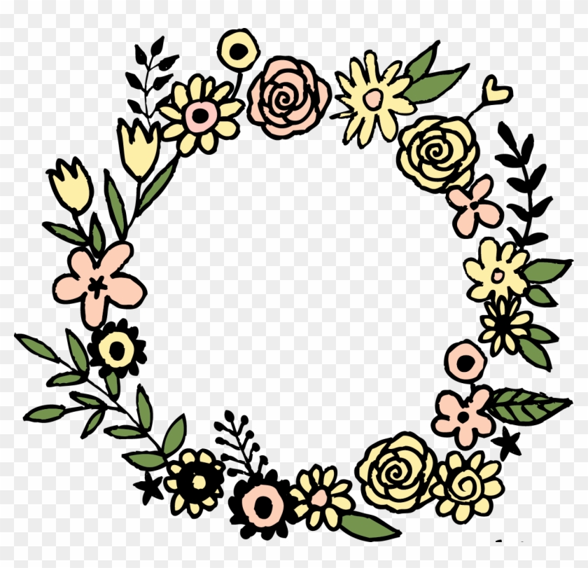 Graphic Flower Vector - Flower Circle Clipart #14785