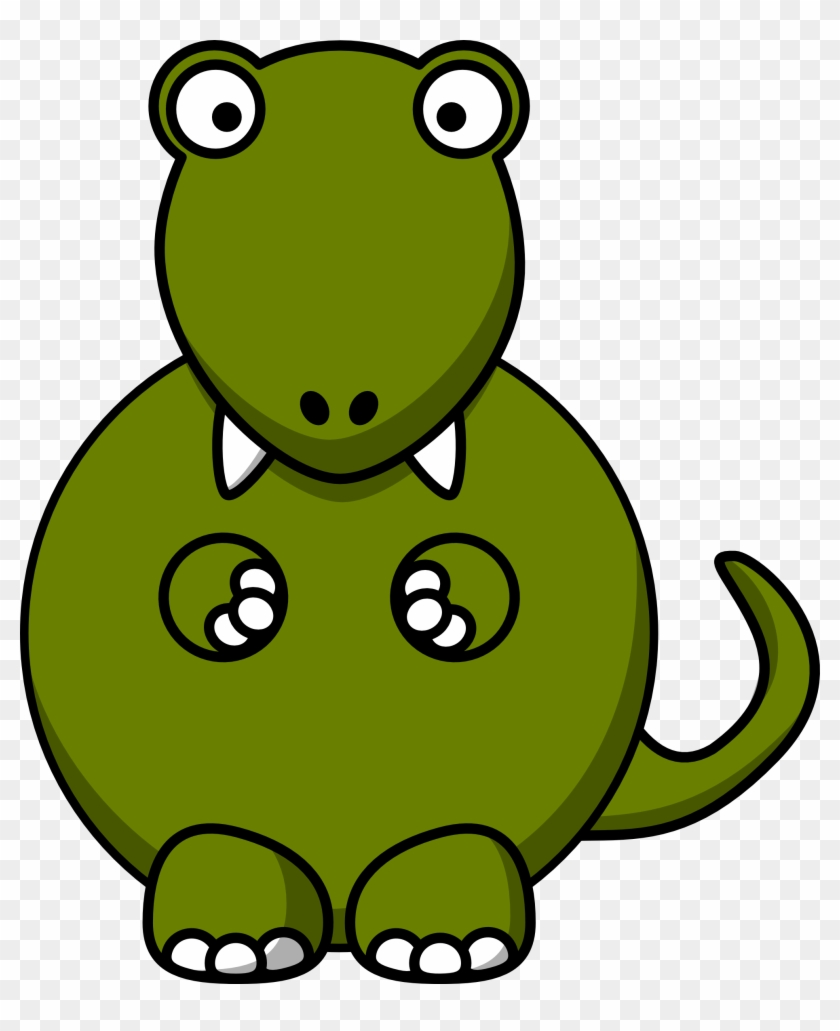 Jpg Royalty Free Download T Rex Dinosaur Clip Art Clipart - Cartoon Dinosaurs - Png Download