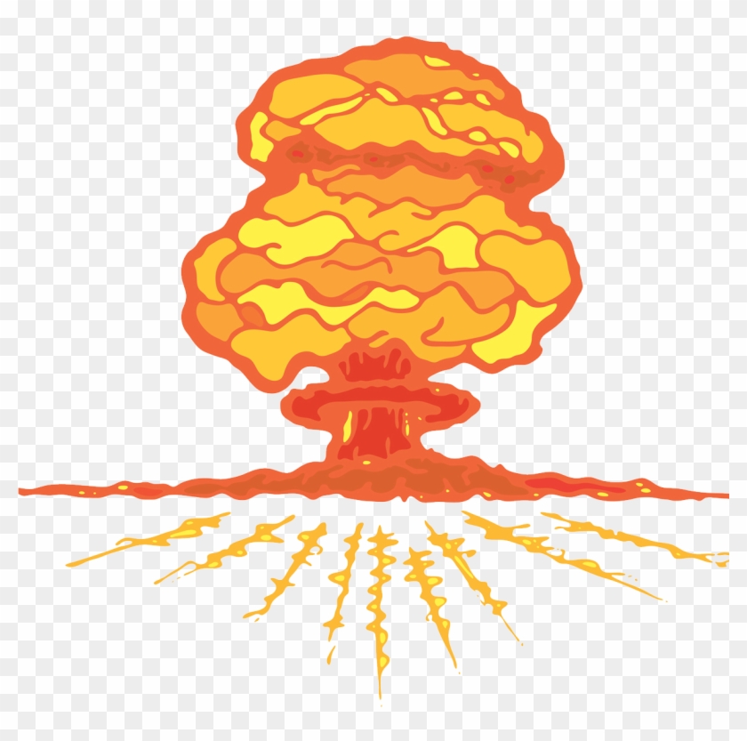 Clipart Clouds Atomic Bomb - Explosion Bomb Png Clipart Transparent Png #15002