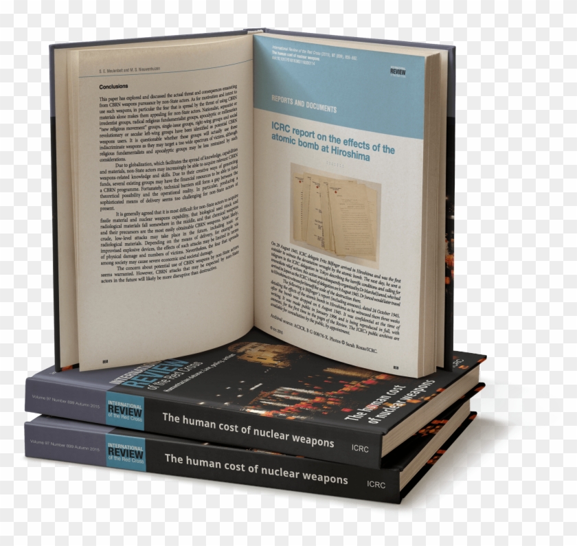This Issue Of The Review Looks At Nuclear Weapons From - Book Design Clipart #15119