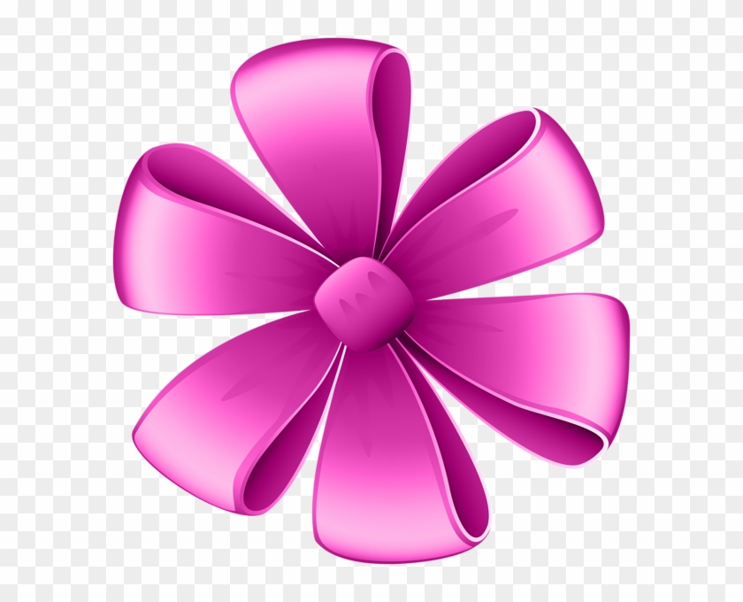 Beautiful Pink Bow Png Clip Art Image - Satin Transparent Png #15181
