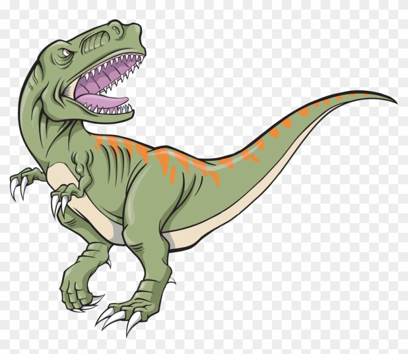 Svg Library Stock Trex Clipart Dinoaur - T Rex Cartoon Png Transparent Png #15202