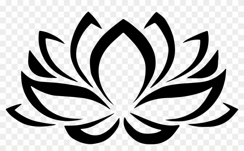 Fancy Flower Vector Library Download - Lotus Clipart - Png Download
