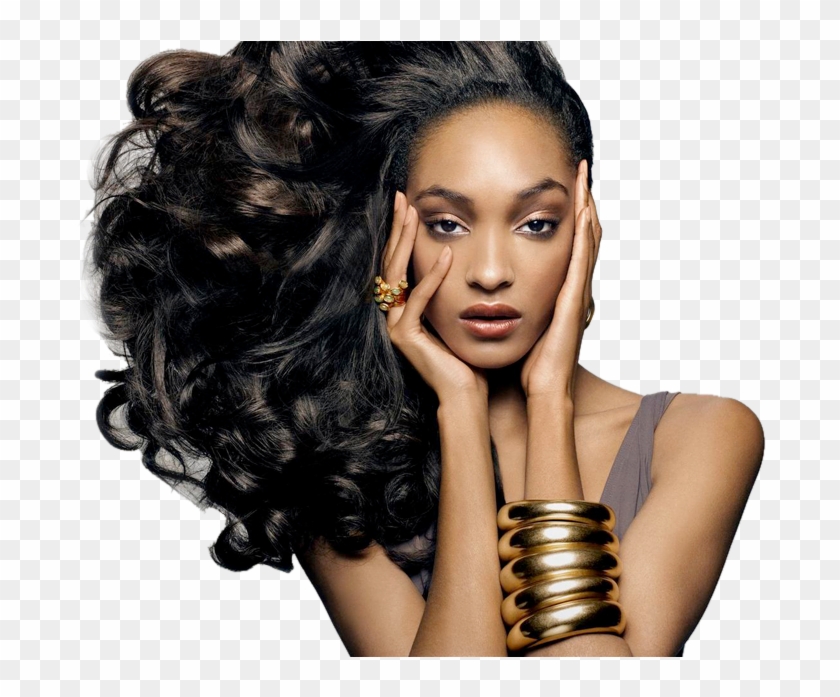 Hair Model Png - Beauty Black Woman Png Clipart