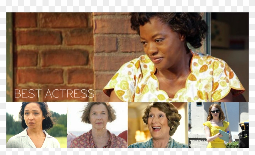 2017 Oscar Predictions Best Actress July Viola Davis - Ruth Negga Meryl Streep Clipart #15593
