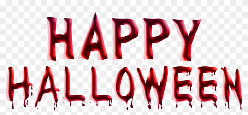 Download Bloody Happy Halloween Png Images Background - Png Happy Halloween Clipart #15641