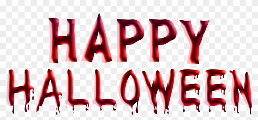 Download Bloody Happy Halloween Png Images Background - Png Happy Halloween Clipart
