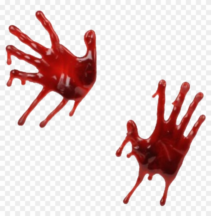 662 X 662 22 - Bloody Handprint Transparent Background Clipart
