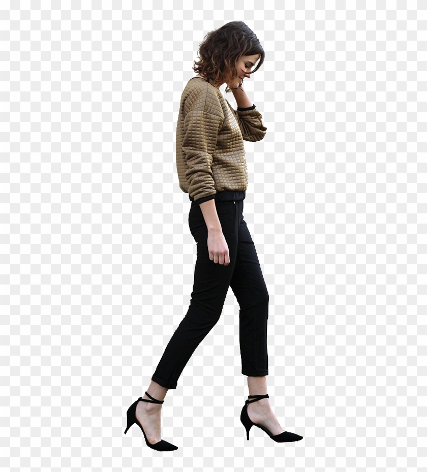 Woman Walking Cutout More - Picsart Ki Duniya Png Clipart