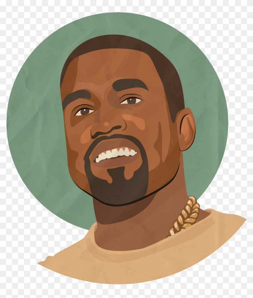 Kanye Png - Cartoon Kanye West Png Clipart