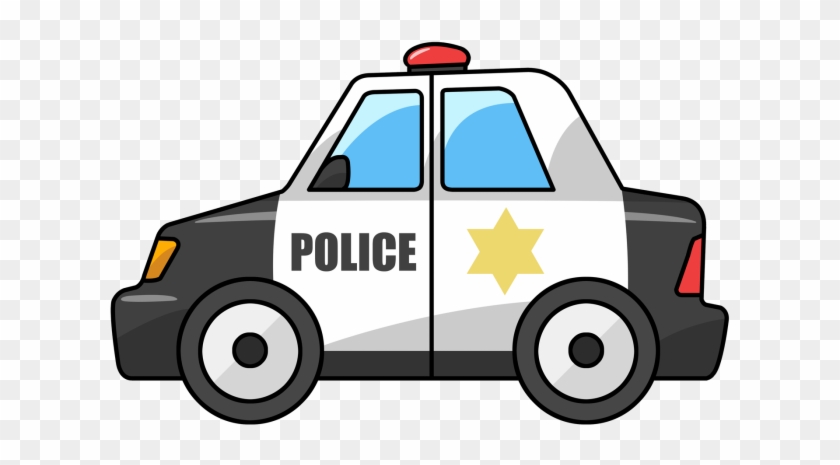 Cartoon Police Car Png - Police Car Clipart Transparent Png #16223