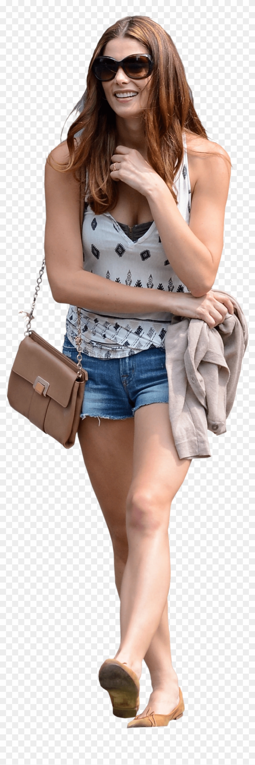 Ashley Greene Walking - Girl Clipart