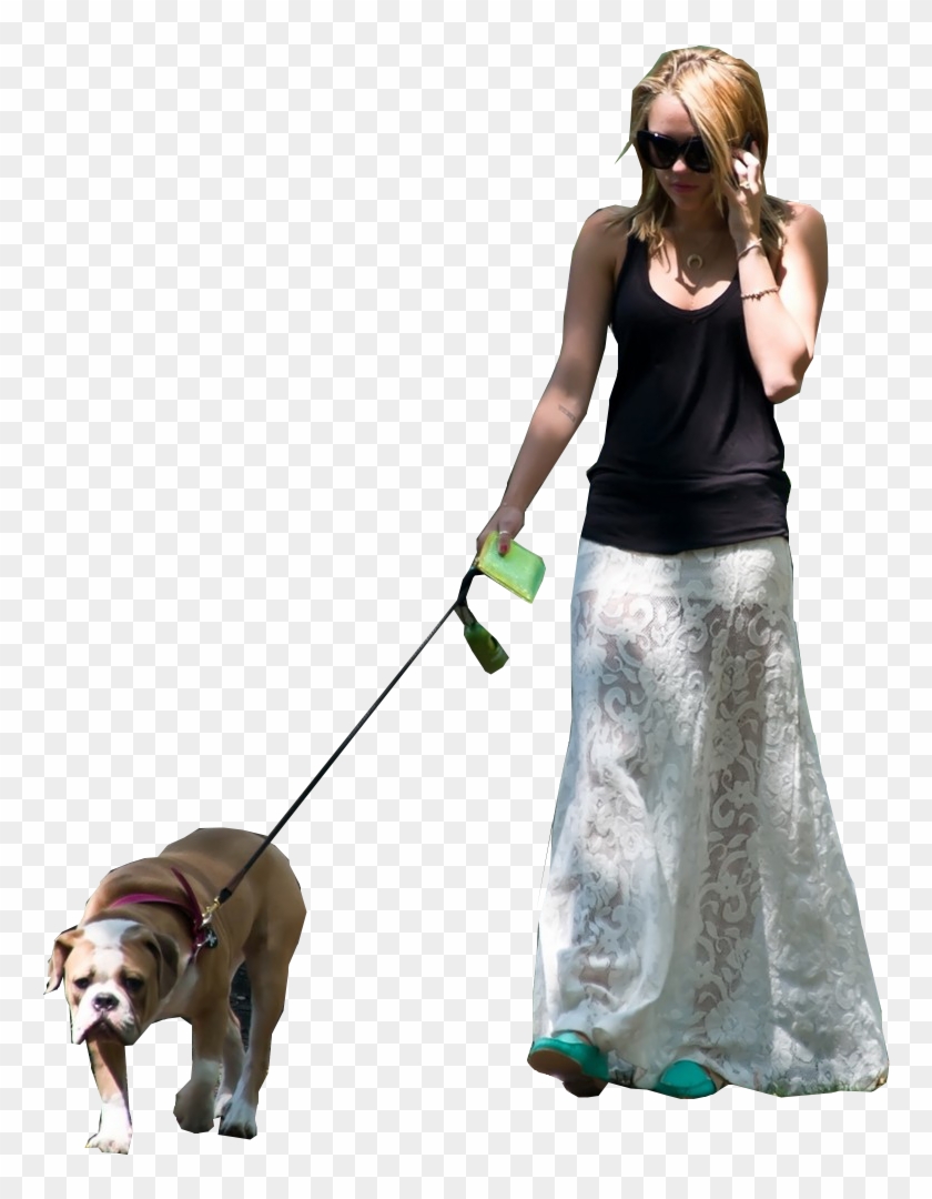 People Cutout, Cut Out People, People Png, Tree People, - Persona Con Perro Png Clipart